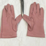 1950’s Crescendoe Dusty Pink Leather Gloves