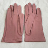 1950’s Crescendoe Dusty Pink Leather Gloves