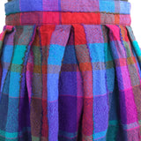 1970’s John Meyer Wool Rainbow Plaid Skirt - M