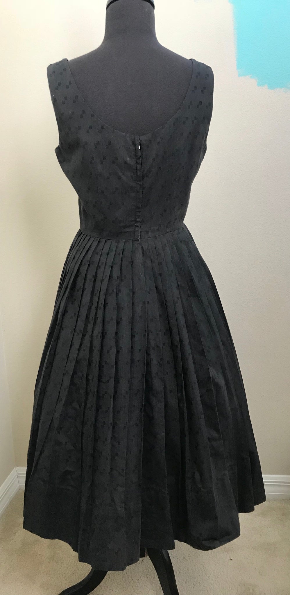 1950’s Black Sundress and Cropped Bolero Set - SM – Backroom Finds