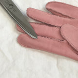 1950’s Crescendoe Dusty Pink Leather Gloves