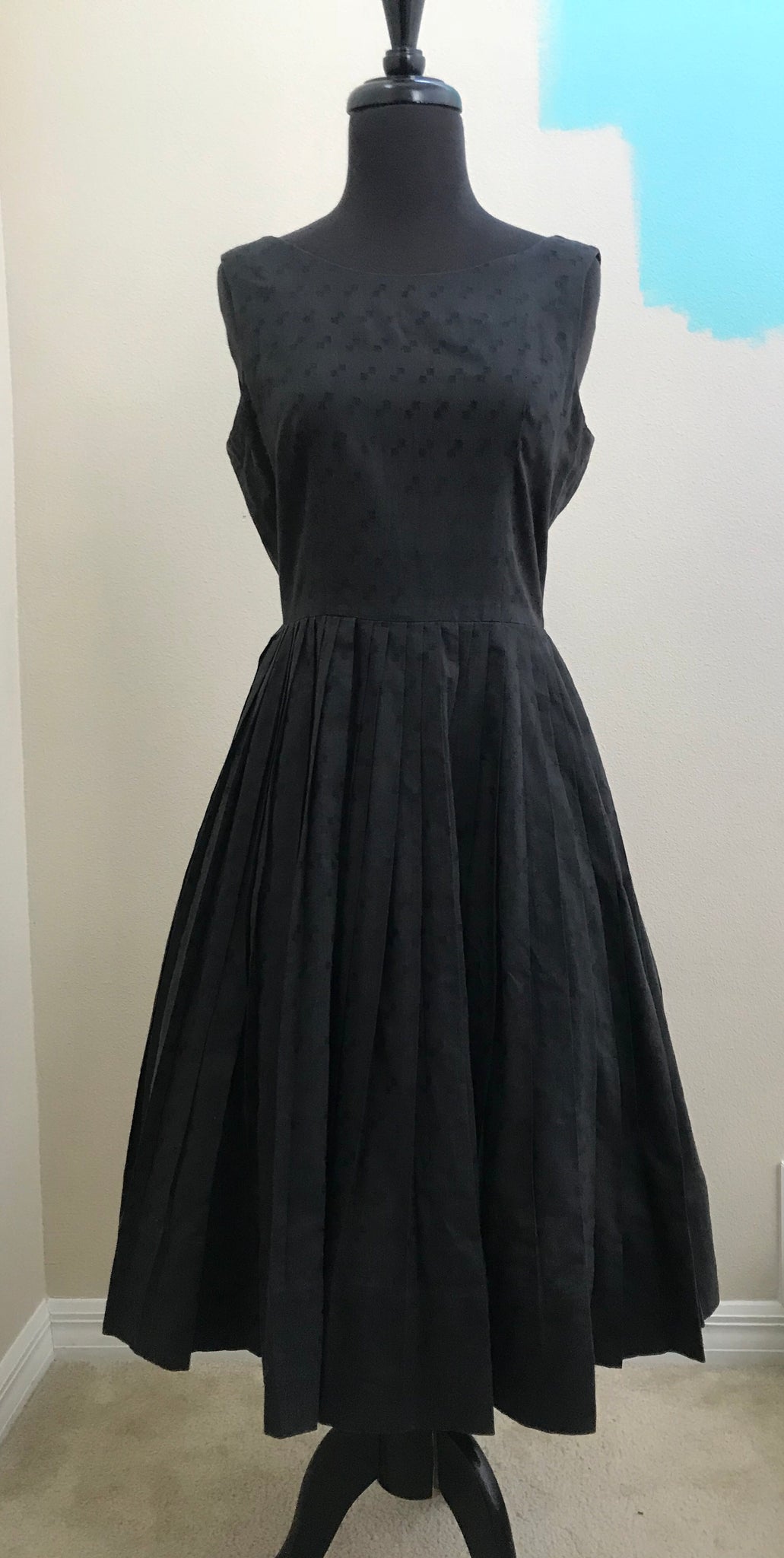 1950’s Black Sundress and Cropped Bolero Set - SM – Backroom Finds