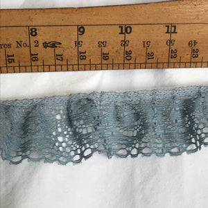 1970’s Blue Polyester Lace Trim