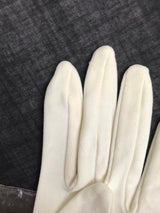 1950’s Stretch Gloves with scallop detail and pearlized buttons