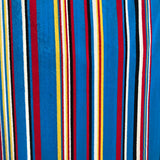 1980’s Blue, Red and Yellow Striped Terry cloth - Polyester