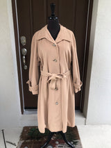 1970’s Kashmiracle Tan Coat with Tie belt