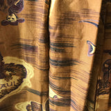 1960’s Gold and Brown Hawaiian Print MuuMuu - S/M