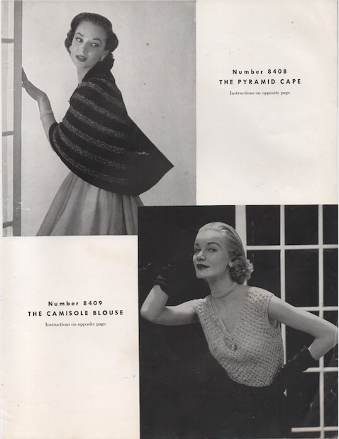 E-Book OOP 1950's Columbia Minerva Fashions in Hand Knits Booklet - Dress, Suit, Jacket, Sweaters - PDF Download - No. 84