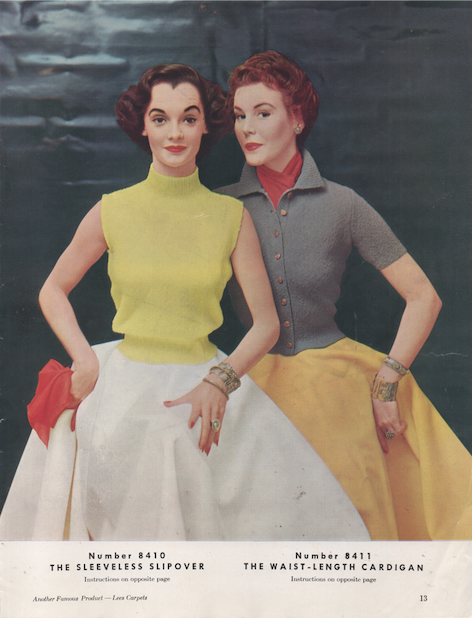 E-Book OOP 1950's Columbia Minerva Fashions in Hand Knits Booklet - Dress, Suit, Jacket, Sweaters - PDF Download - No. 84