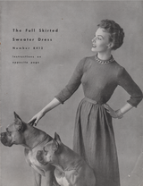 E-Book OOP 1950's Columbia Minerva Fashions in Hand Knits Booklet - Dress, Suit, Jacket, Sweaters - PDF Download - No. 84