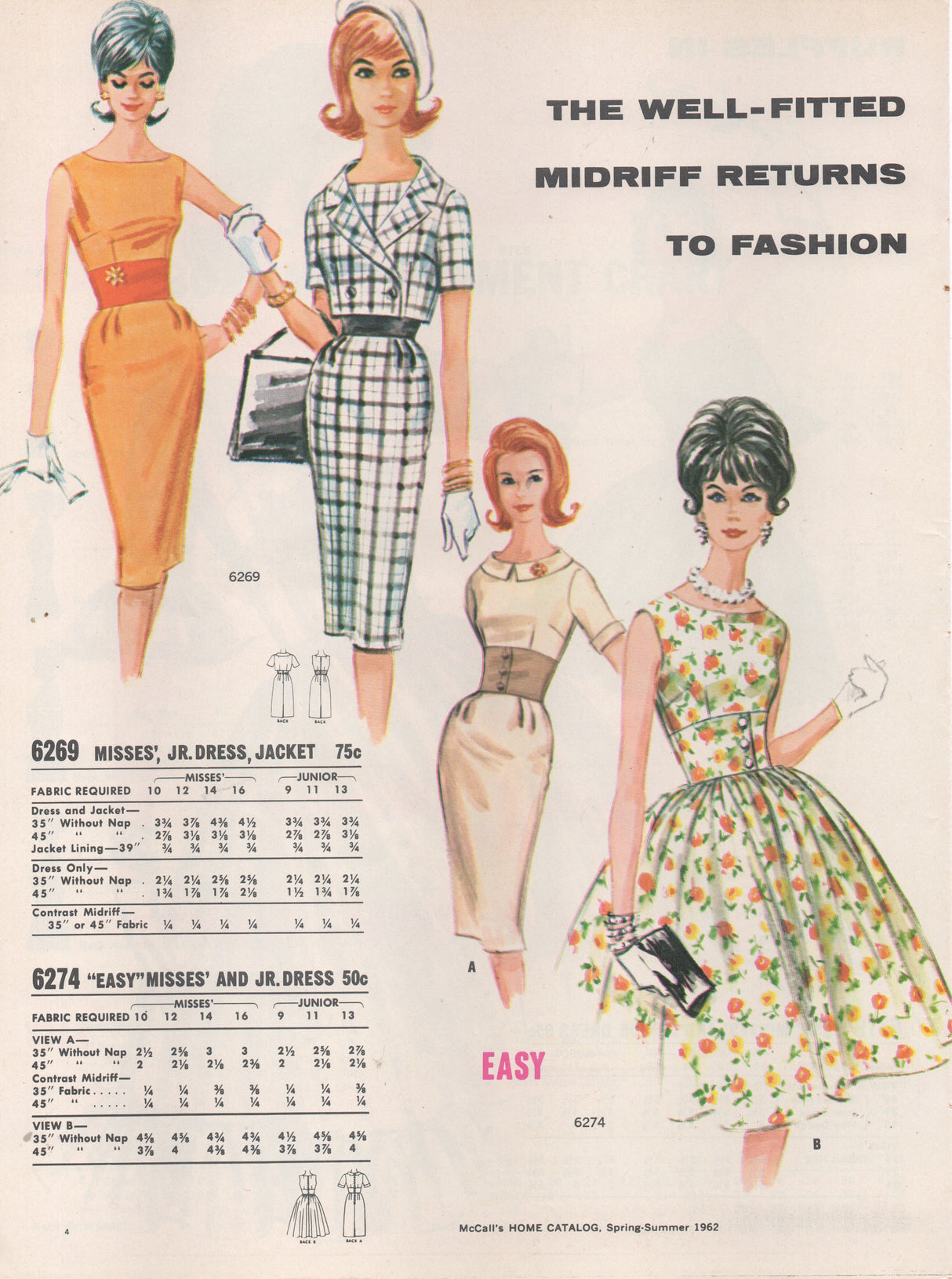 E-Book 1962 McCall's Patterns Spring/Summer Home catalogue - PDF Download